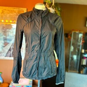 Lululemon black wind breaker jacket
